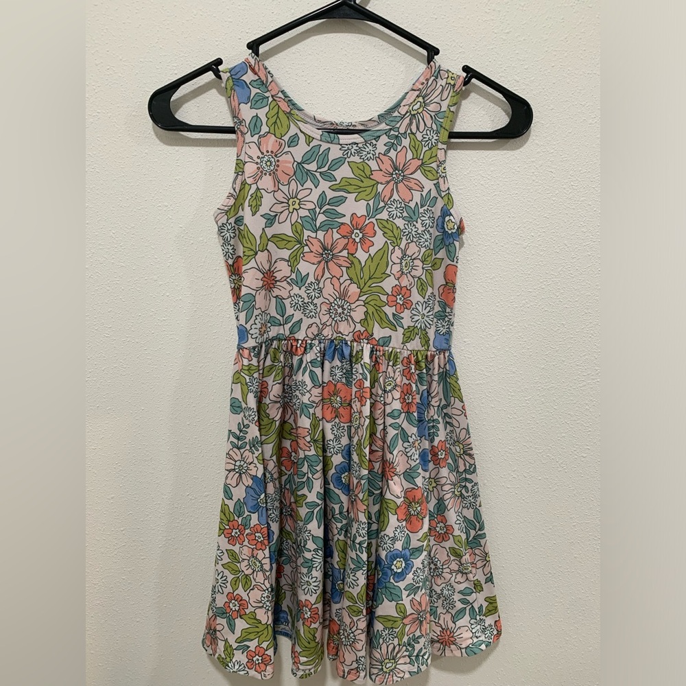 Dot Dot Smile Floral Print Tank Dress